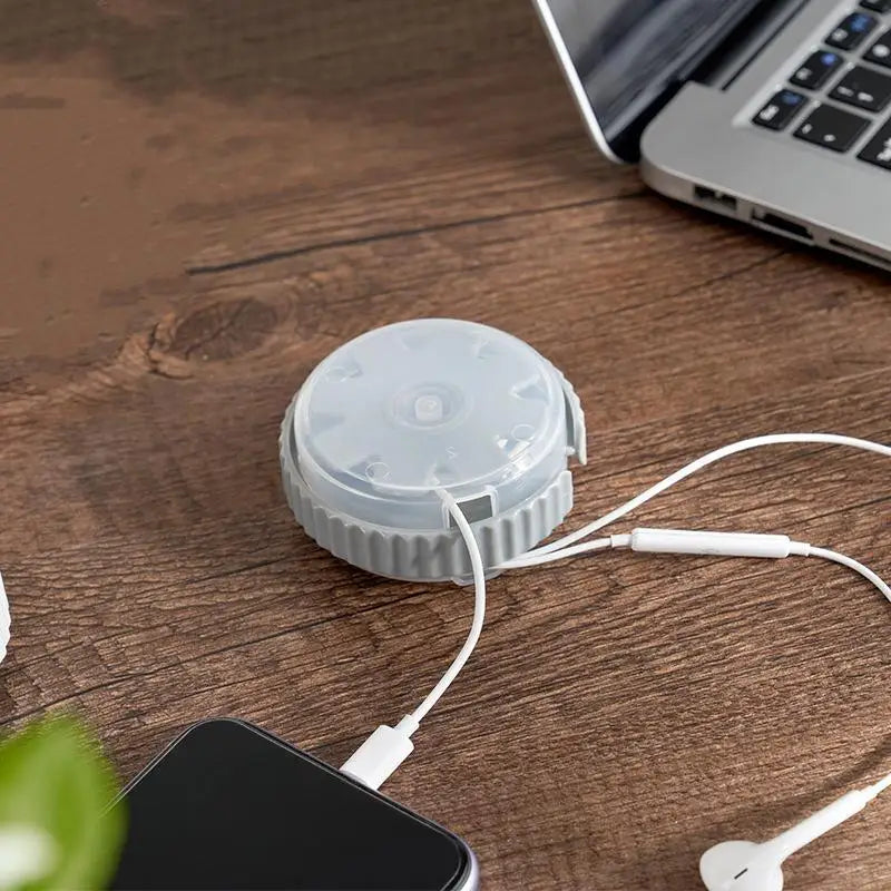 Multi-purpose Plastic Cable Organizer Portable Cord Winder Mouse Qme