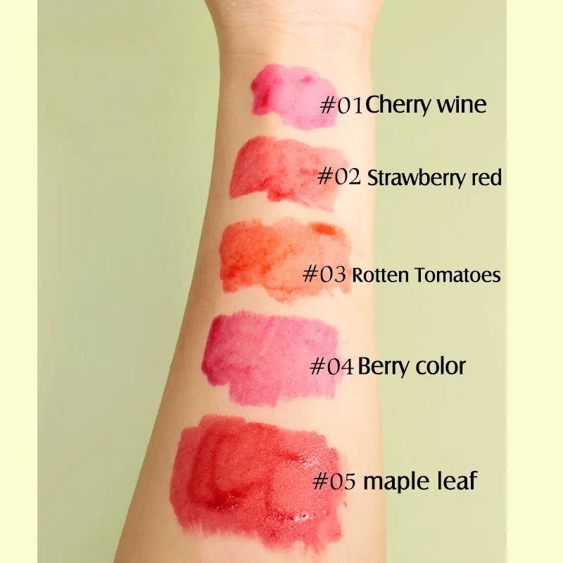 Moisturizing Colored Lip Oil Deeply Nourishes Lips Brightens Suitable Qme