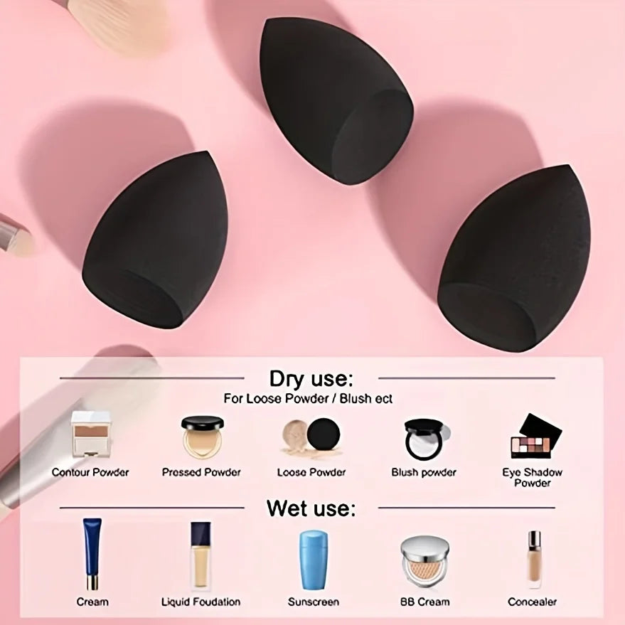 Makeup Eggs Puffs Sponge Cushion Foundation Powder Beauty Tool Women Qme