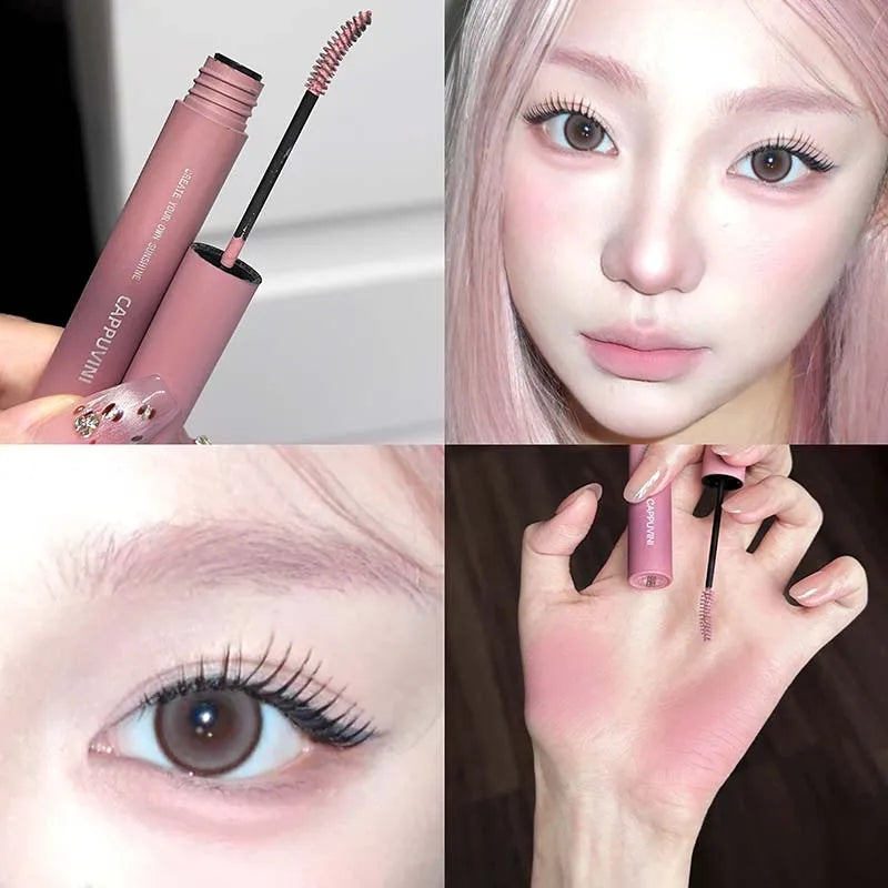 3D Eyebrow Dye Cream Long Lasting Pink Brown Color Eyebrow Mascara Tint Sweatproof Wild Brow Enhancer Cream Cosmetics Beginner Qme 02 pink