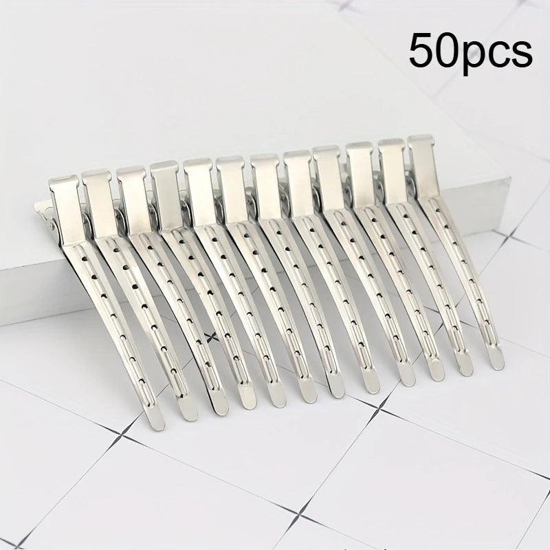 No Crease Hair Clips Traceless Duckbill Clips For Makeup Face Washing Hair Styling Tools Women Girls Seamless Bangs Clips Qme 50pcs