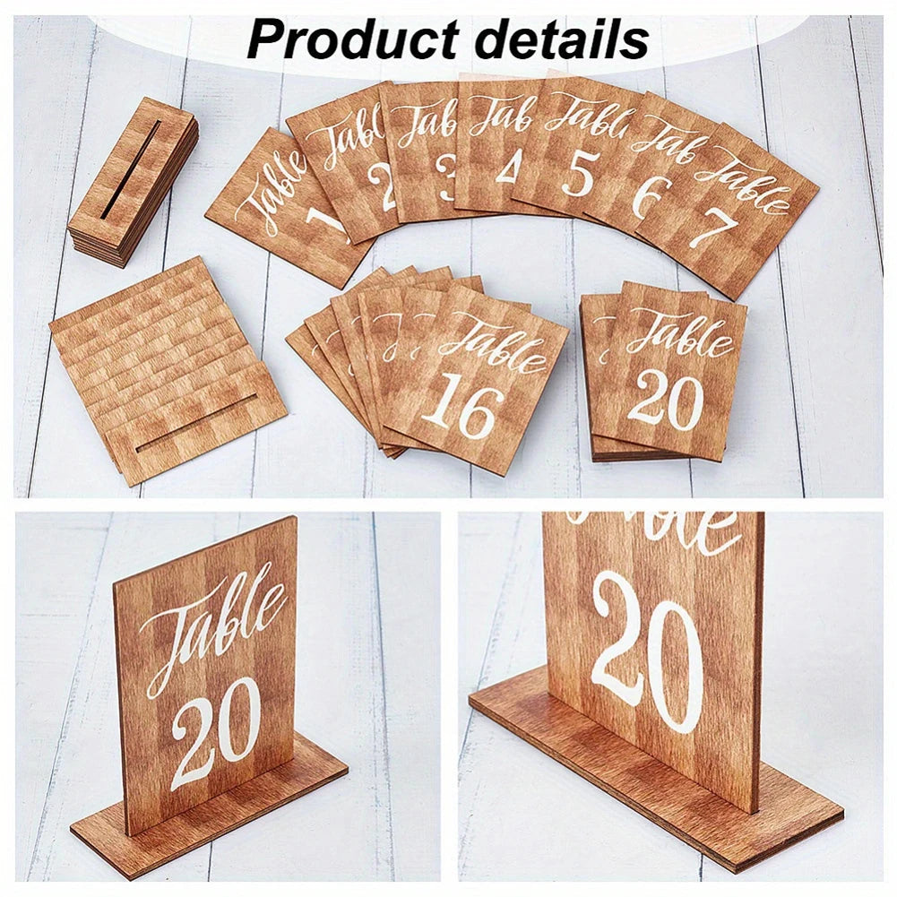 Wedding Table Numbers 1-20 Wedding Centerpieces Bridal Banquet Table Decoration for Banquet Restaurant Party Decor Qme