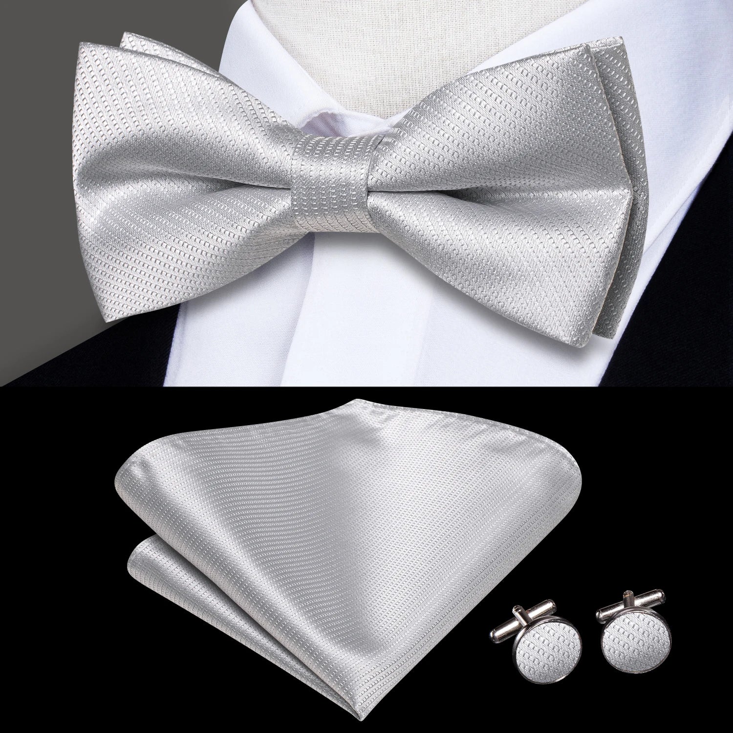 Mens Pre-tied Bowtie Red Yellow Pink White Floral Stripes Bow Tie Qme LDLH2520