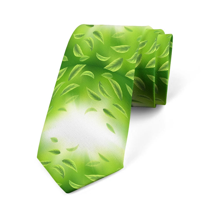 Strawberry Grape Peach Pattern Tie Interesting Fruit 3 Printed Men's Qme style8