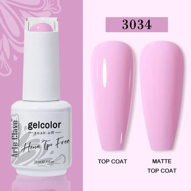 Arte Clavo Red Series Nail Polish Party Colors Gel Varnishes All