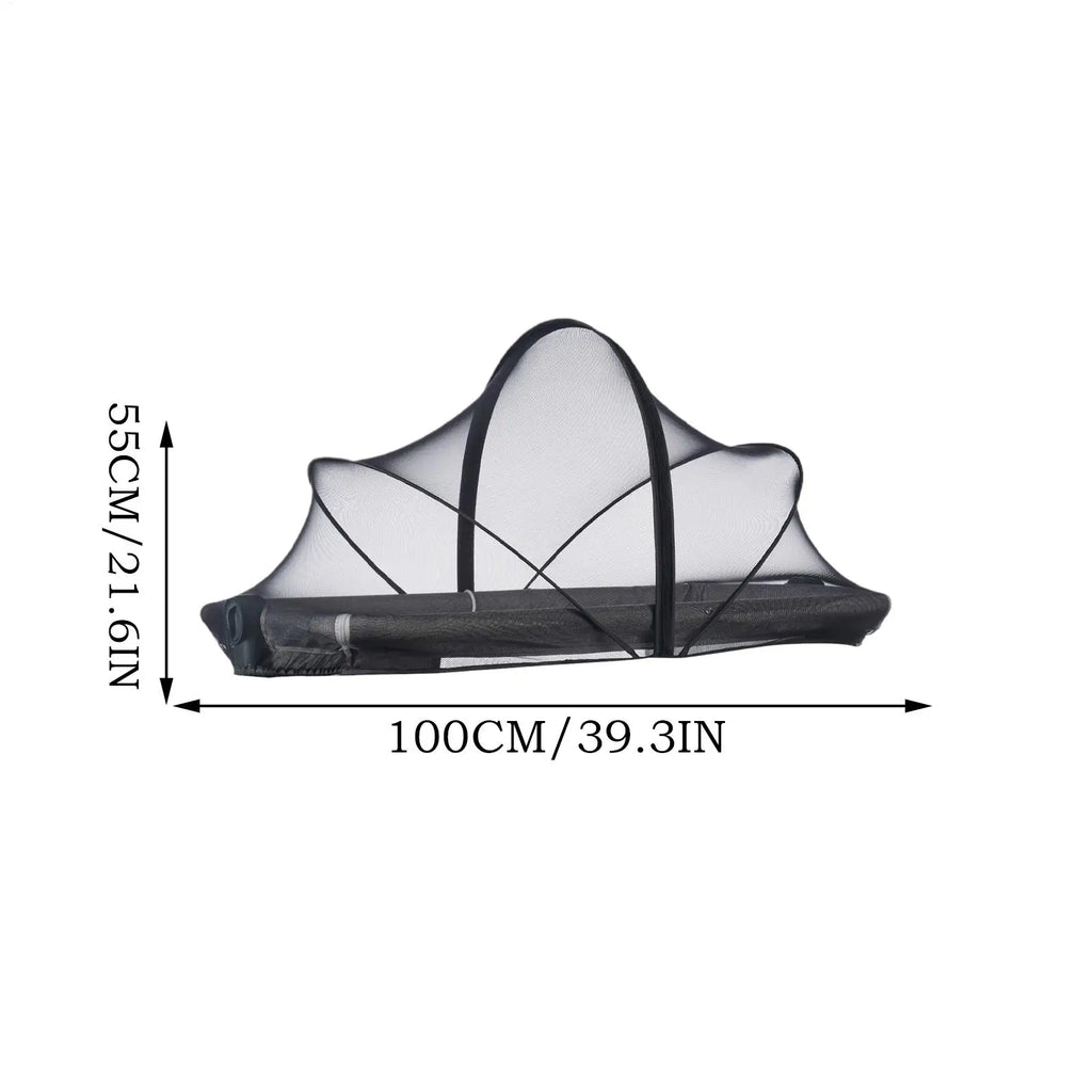 Bassinet Cover Bassinet Netting Cover Foldable Mesh Portable For Bedside Sleeper Stroller Playard Toddler Hammock Co-Sleeping Qme
