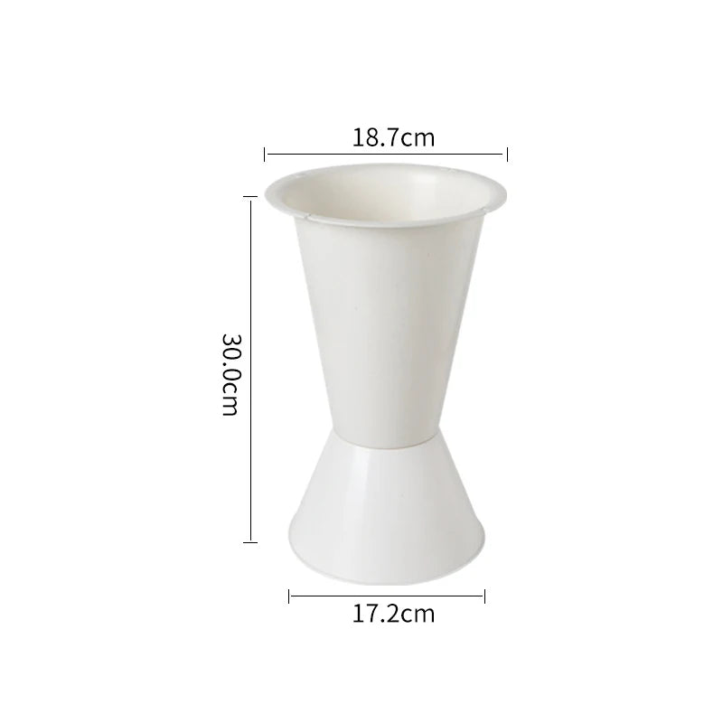 1Pcs Fixed Liner For Flower Arrangement Fixing Stand Packing Base Material Artificial Flowers Bouquet Plastic Bottom Fresh Qme style 17