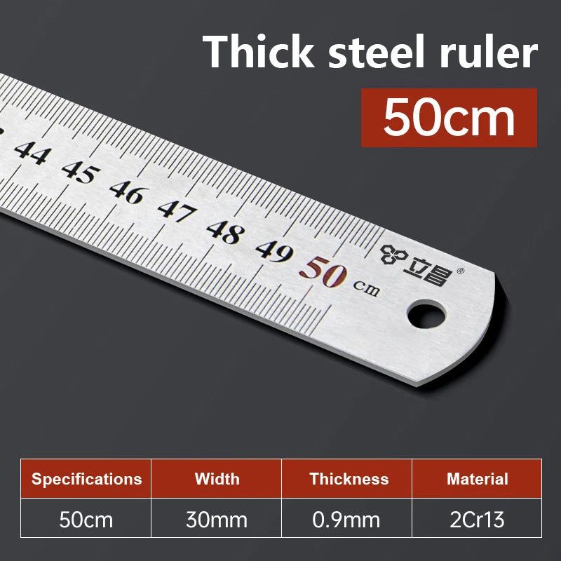 15- Zero Glare Satin Chrome Stainless Steel Machinist Engineer Ruler Qme A5