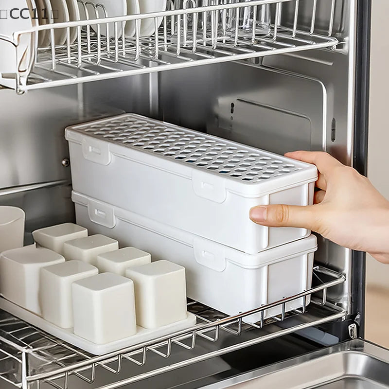 CC11Dishwasher Tableware Cleaning Box Chopstick Cage Plastic Qme