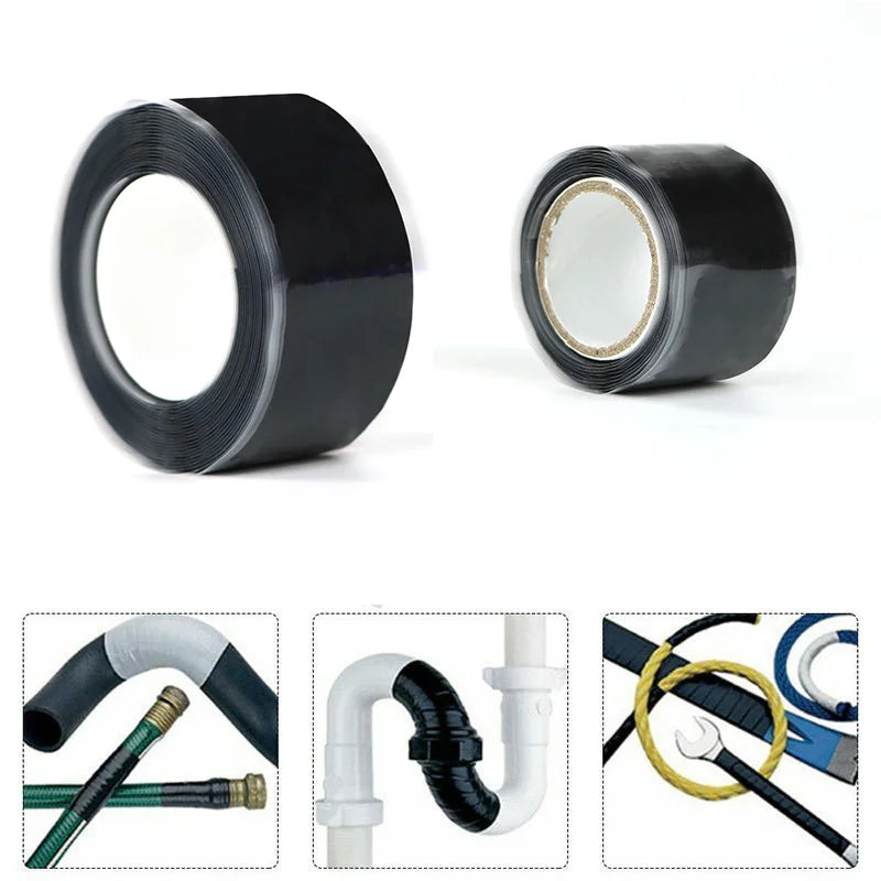 White Self-adhesive Waterproof Sealing Tape With High Pressure Resistance And Strong Leak-stopping And Water-stopping Repair Qme
