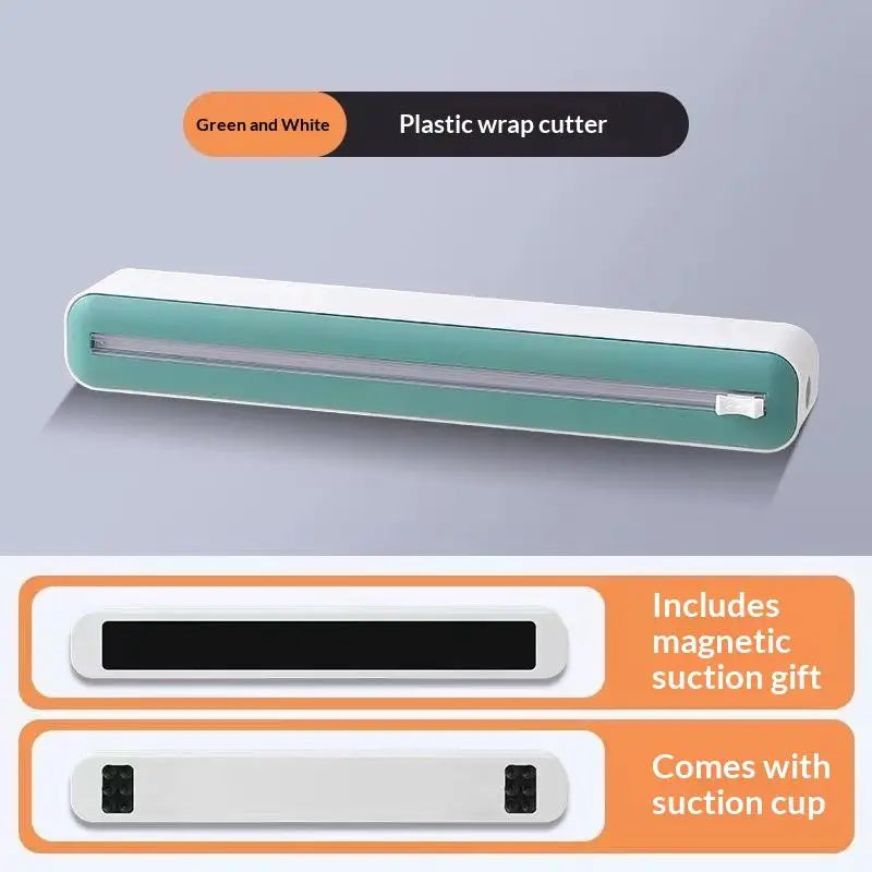 Sliding Tear Cling Film Cutter Multifunctional Dual Use Aluminum Foil Qme A16