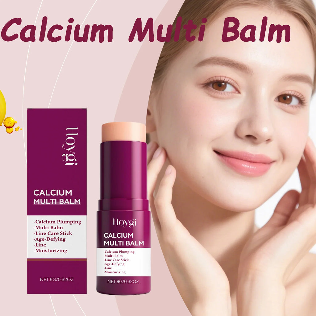 Calcium Multi Balm Firming Lightweight Hydrating Face Balm Tightening Smoothing Moisturing Stick Daily Skincare Qme