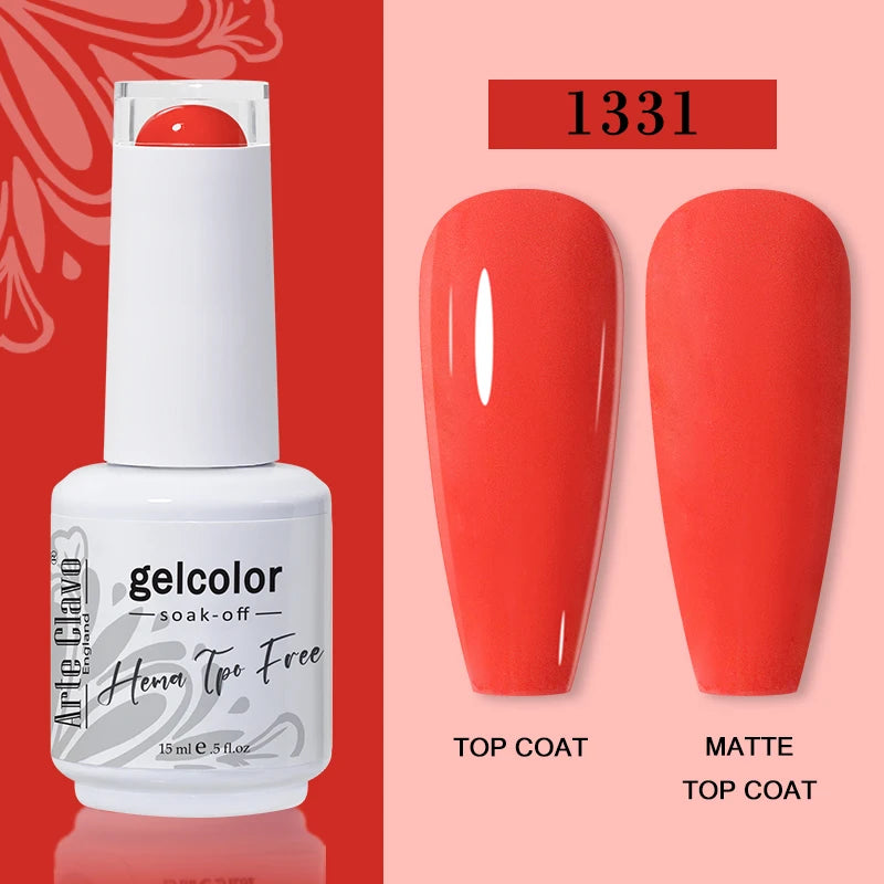 Arte Clavo HEMA TPO Soak Off UV LED Nail Gel Polish 108 Colors