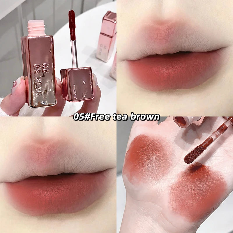 Gege Bear Velvet Matte Air Lip Mud Surface Good Blending Whitening Qme GX1232-5