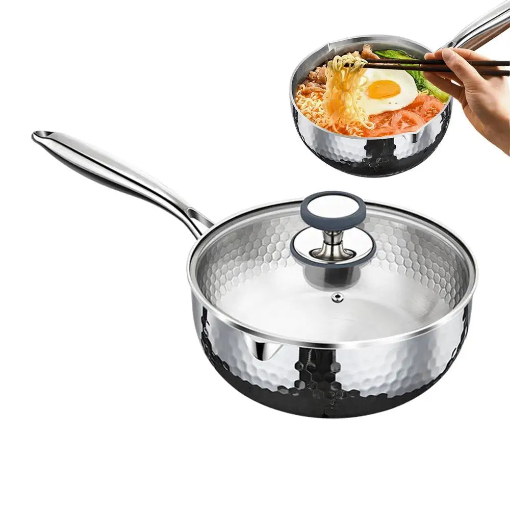 Stainless Steel Pot Non-stick Lid Handle Pour Spout Cooking Steamer Qme China Mainland 24cm