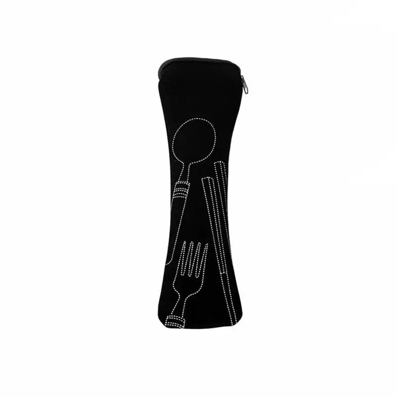 Outdoor Camping Kitchen Home Storage Bags Only Bag Tableware Portable Qme Black