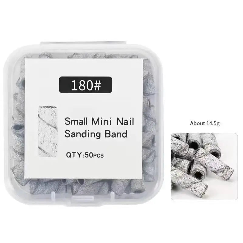 Durable Mini Nail Sanding Bands Electric Drill Professional Care Tools Qme 6