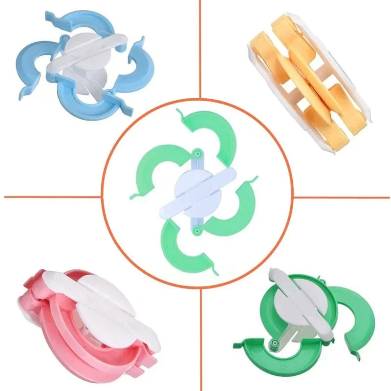 4 Sizes Wool Ball Maker Knitted Tools Yarn Pompon Plush Fluff Weaver Qme