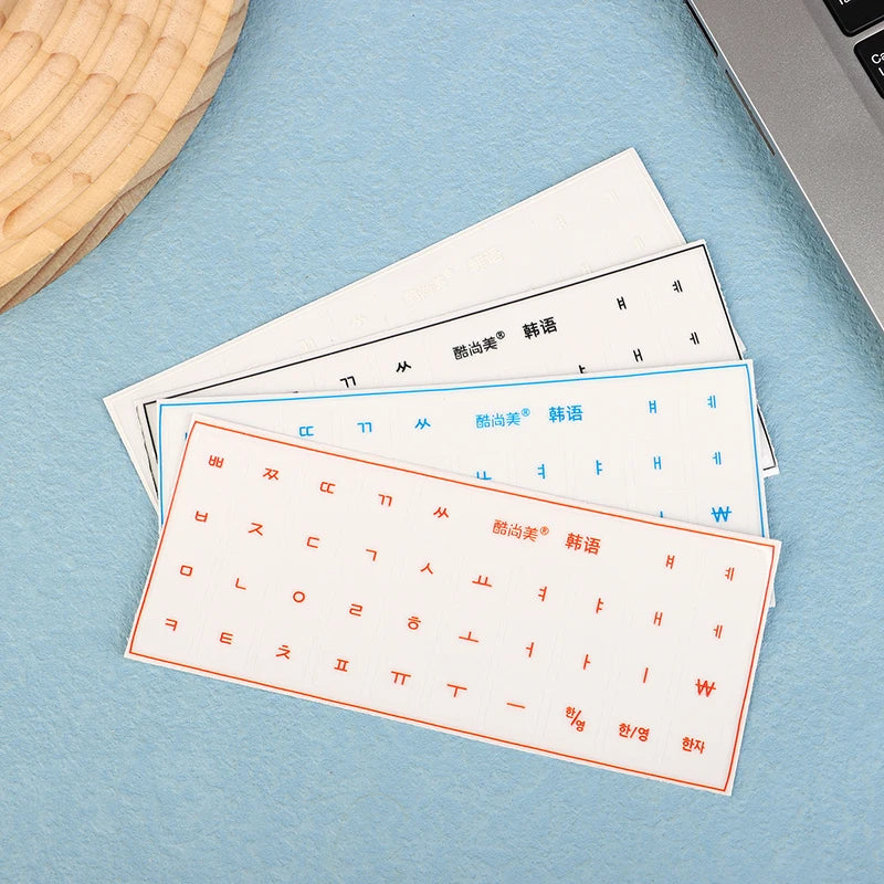 Korean Language Transparent Tear-off Film Keyboard Sticker Universal Qme