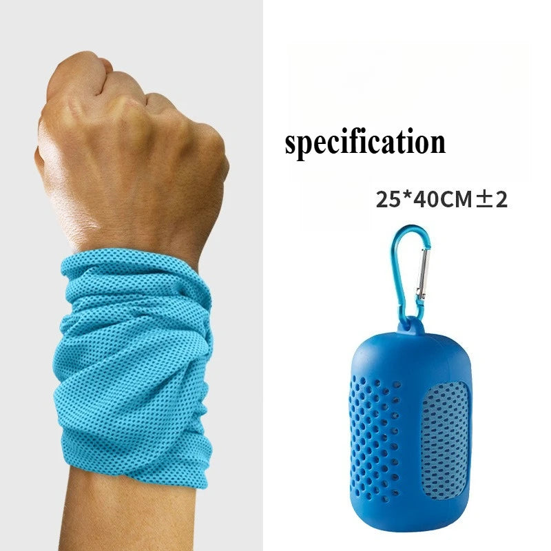 Sports Thin Cool Wrist Sweat Towel Qme