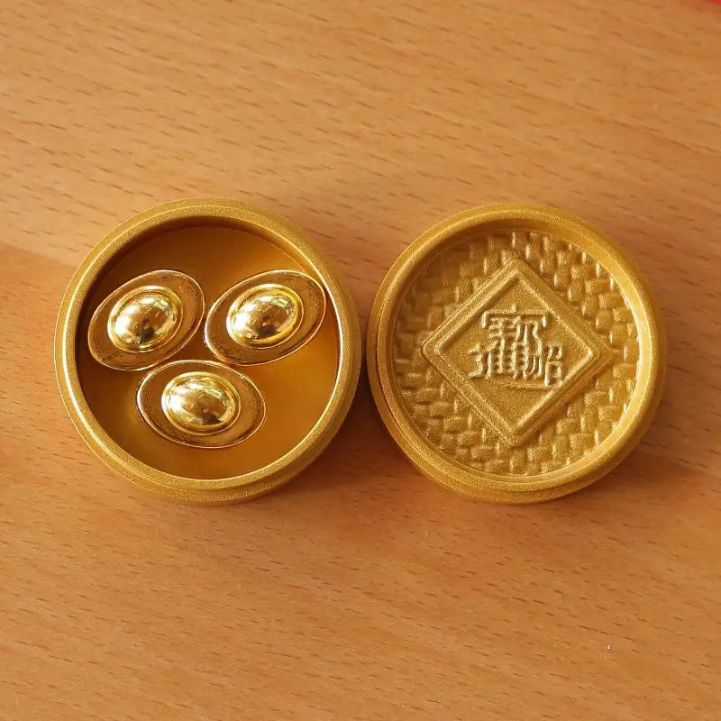Chinese Feng Shui Golden Steamer Ornament And Lucky Golden Turtle, Bun, Perfect For Home Office Tabletop Good Luck Gift Qme A2