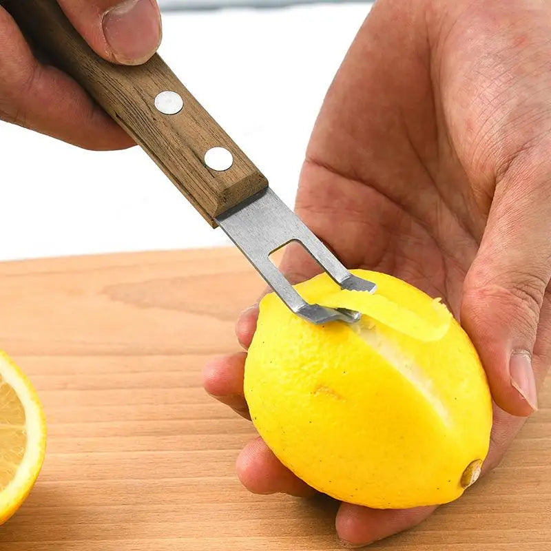 Eco-friendly Rust-proof Wood Handle Kitchen Tool Paring Knife Qme