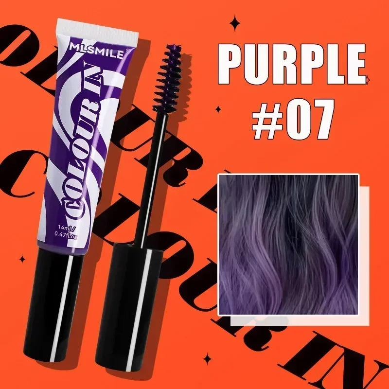 One-off Temporary Hair Coloring Disposable Coloured Chalk Wax Cover