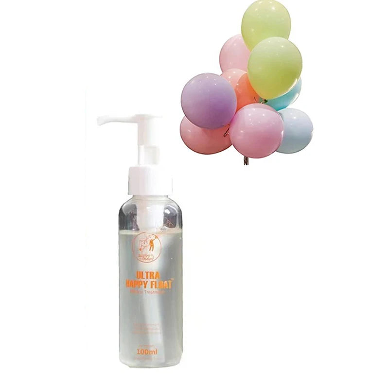 1Bottle 100ml With Pump Non Corrosive Professional Home Party Eco Friendly Helium Balloons Protective Fluid Extend Floating Time Qme