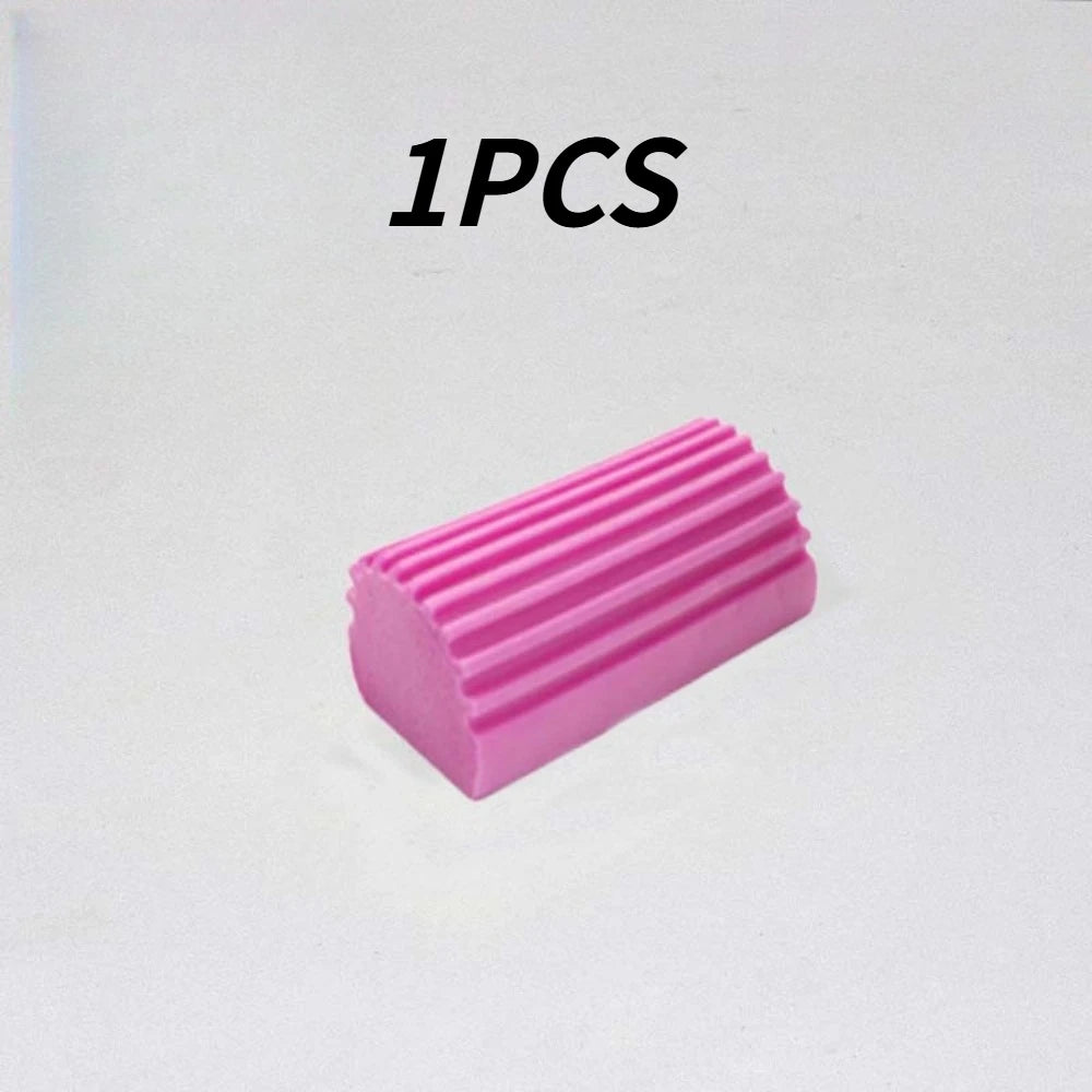Magic Dust Eating Sponge Multi-Purpose Cleaning Sponge Brush For Window Blinds Kitchen Home Cleaning Tools Qme pink 1PCS