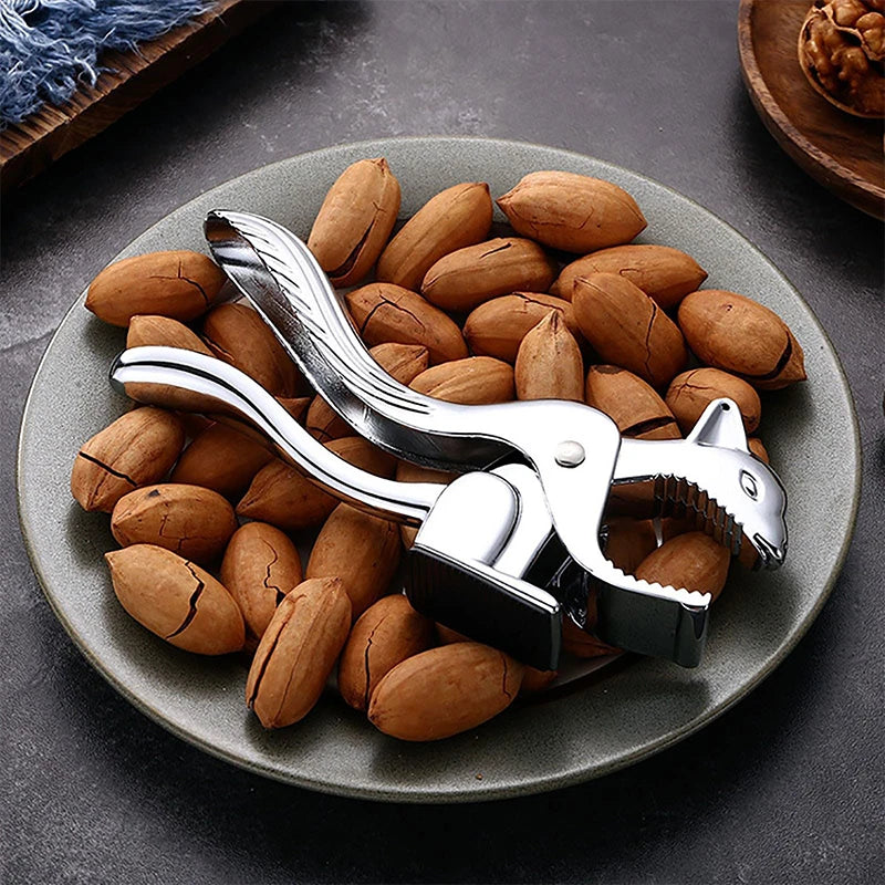 ^Squirrel Walnut Sheller Opener Pine Pecan Hazelnut Plier Quick Walnut Cracker Almond Nut Pecan Nuts Nutcracker Multifunctional Qme