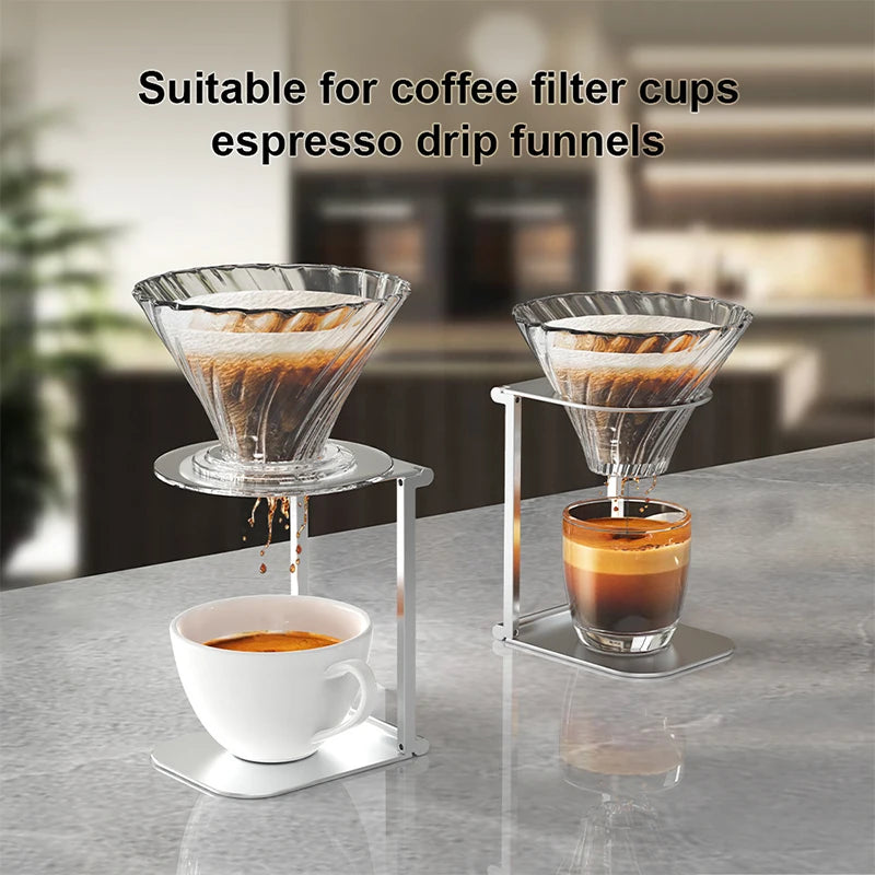 Coffee Maker Stand, Portable & Foldable Espresso Machine Stand, Office Coffee Stand With Base. Qme
