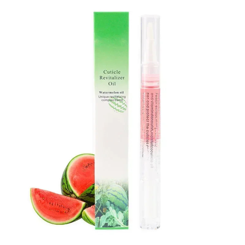 Nail Nutrition Oil Pen Prevent Agnail Nail Polish Anti-barb Nail Edge Oil Nail Treatment Cuticle Revitalizer Oil Nail Care Tools Qme Watermelon-1Pc