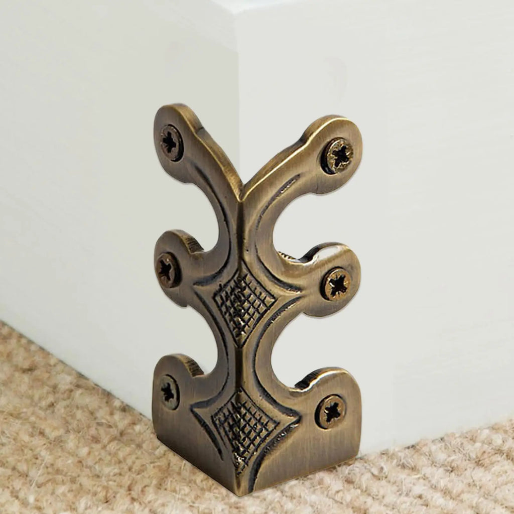 Baseboard Protector Edge Corner Protectors Metal Skiffers Solid Brass Home Corner Guard Decorative Protector Cover Qme