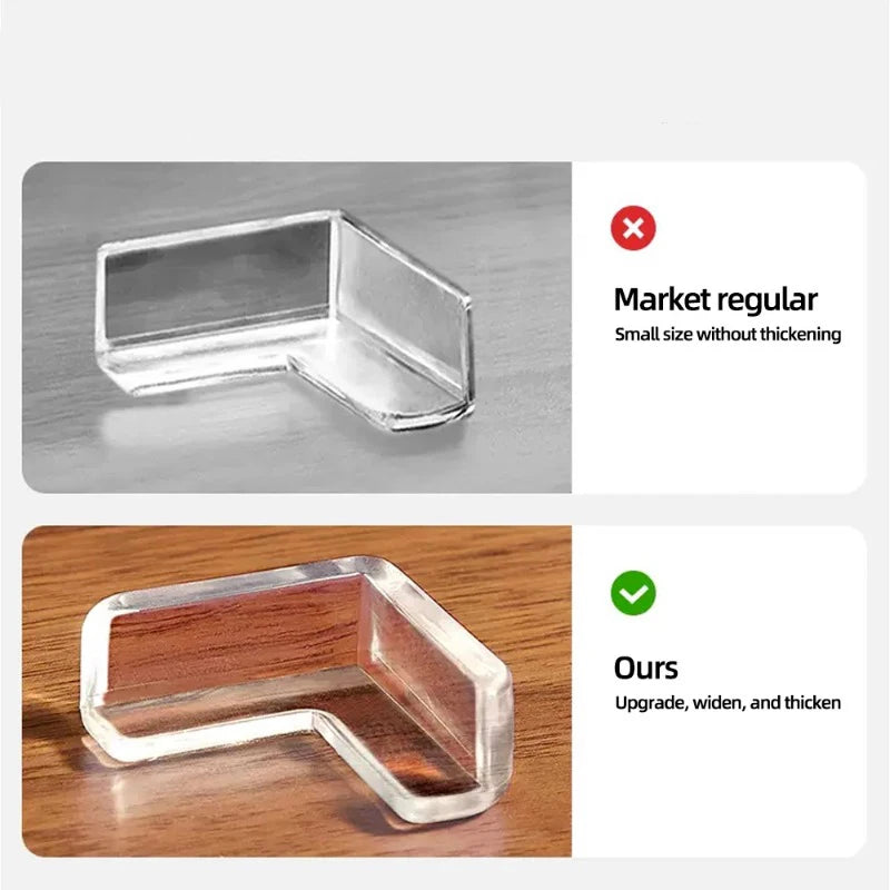 8/16Pc Upgraded Corner Protector Baby Safety Silicone Corner Guards and Edges Widened Thickened Furniture Table Corner Protector Qme