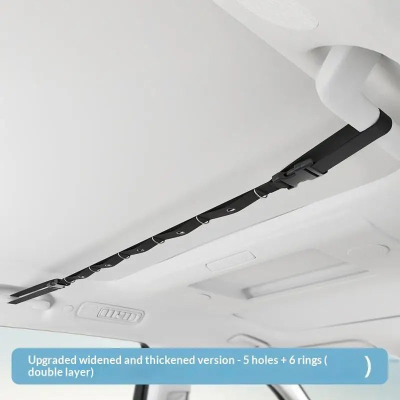 Car Clothes Drying Rope, Multi-functional Hanging Hanger For Vehicle Rear Seats, Storage And Fixing Hook Qme A3