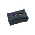Solid Color Checkered Leather Wear-Resistant Tissue Box Car Seat Back Sunshade Hanging Tissue-Bag Buckle Strap Easy Installation Qme Black