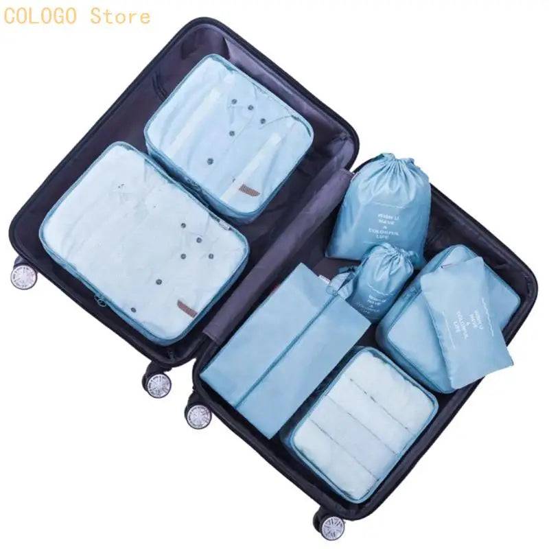 Waterproof Portable Luggage Packing Clothing Packaging Bag 10-Piece Qme