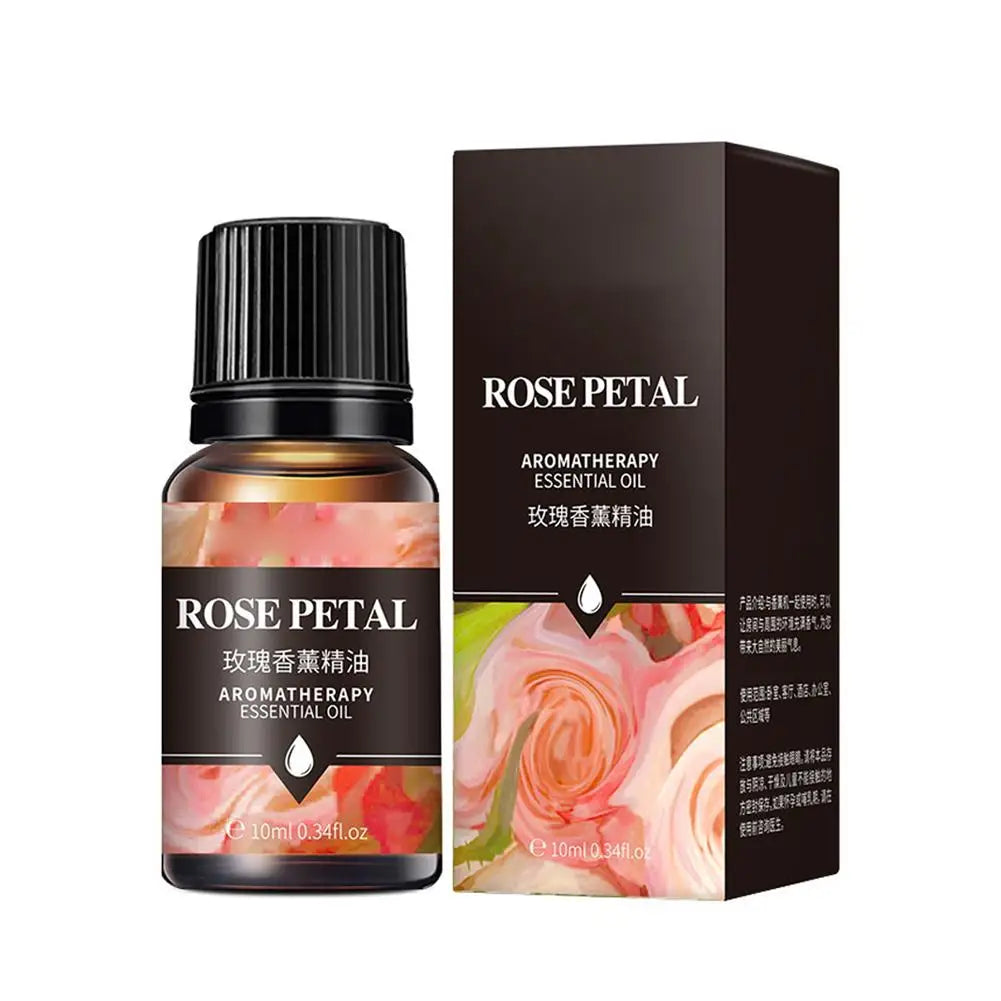 10ml Essential Oils For Aroma Diffuser AirHumidifier Home Water-soluble Lavender Rose Eucalyptus White Peach Oolong Qme Rose