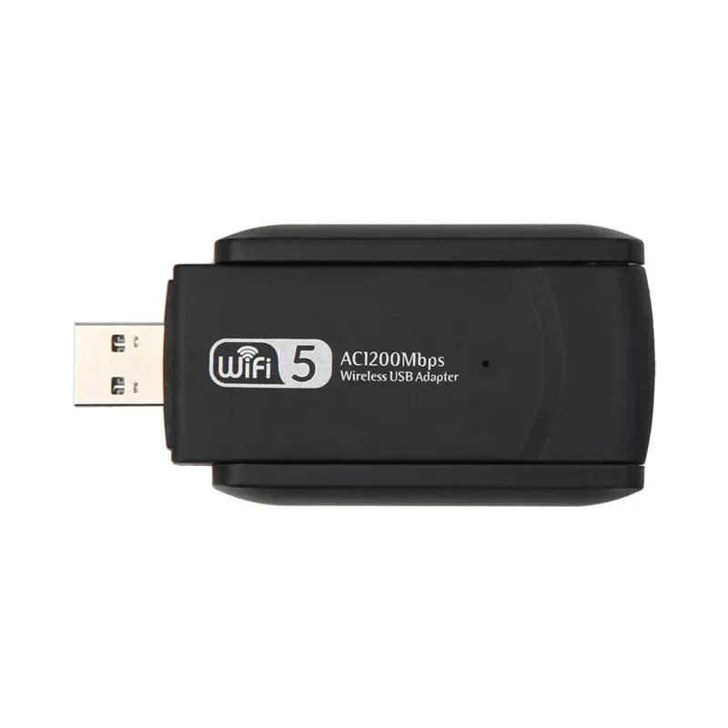 New 1200Mbps 802.11AC Wifi Adapter Dual Band 2.4Ghz 5.8GHz USB 3.0 Antenna Dongle Network Card for Laptop Desktop Qme
