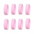 Silicone Wheels Protector Luggage Reduce Noise Trolley Case Silent Caster Sleeve Travel Luggage Suitcase Accessories New Qme pink 16PCS