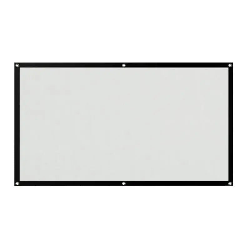 Portable Anti-light Projector Screen Easy Use Multiple Sizes Qme