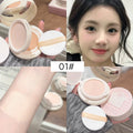 1 Double Layer Powder Cushion Clear Natural Lasting Brightening Gege Qme GX2015-1