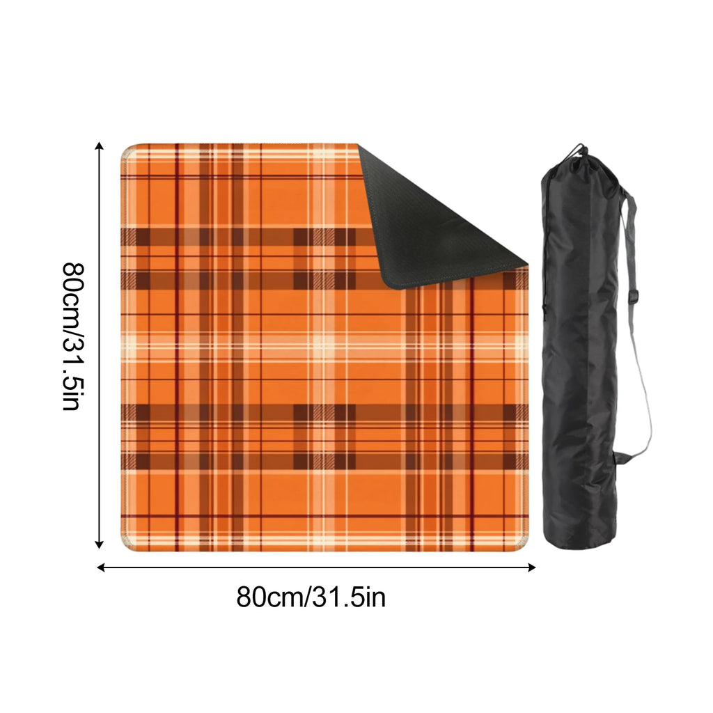 Halloween Pumpkin Ghost Elements Decorative Table Pad for Mahjong Party Home Table Placemat Foldable Durable Multipropose Mat Qme