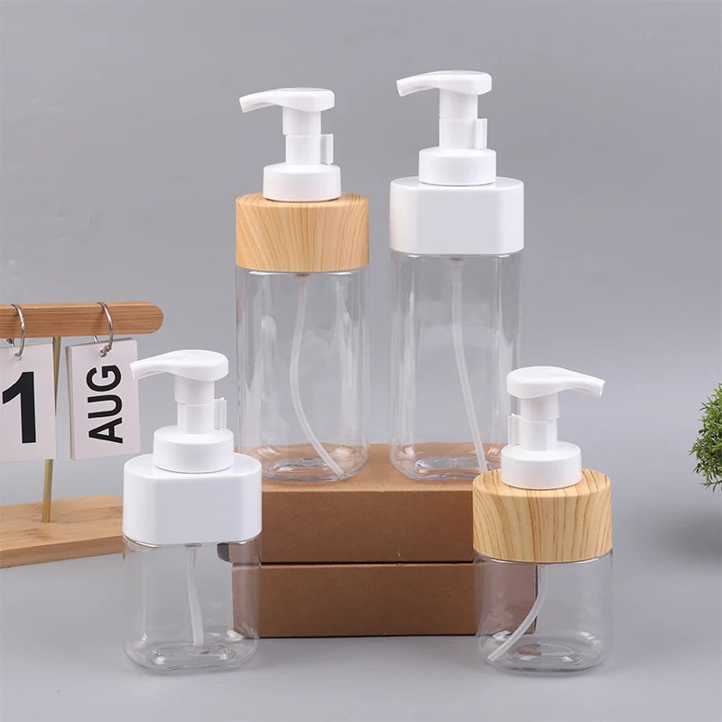 300 Transparent Foaming Soap Dispenser Refillable Portable Hand Qme
