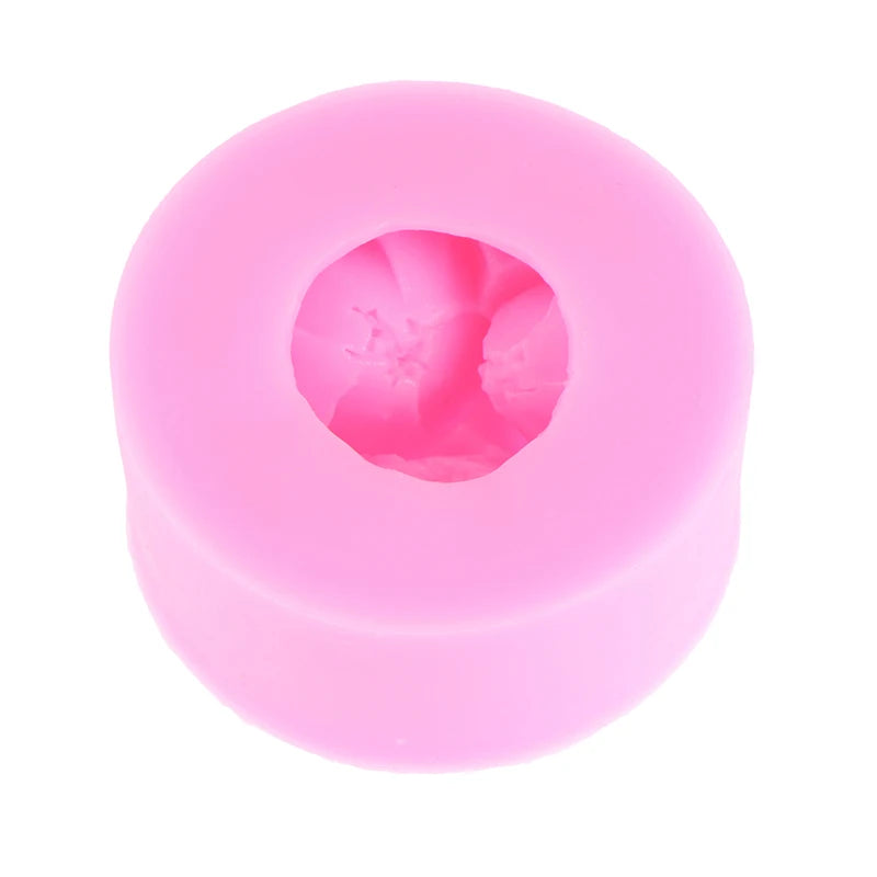 Silicone Cake Mold Chocolate Soap Making Tools Candle Mould Embossed Flower Aromatherapy Candy Handmade Wedding Decor Qme