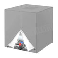 1000L bucket cover dust cover IBC water tank ton bucket cover protective cover water tank cover 210D Oxford cloth sun protection Qme silver zipper 210