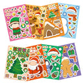 Christmas Puzzle Stickers Make Face Santa Claus DIY Waterproof Kids Qme Default Title