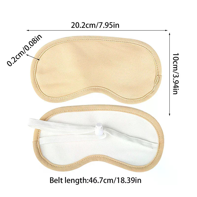 Castor Oil Wrap Reusable Organic Eye Mask Adjustable Elastic Strap Qme