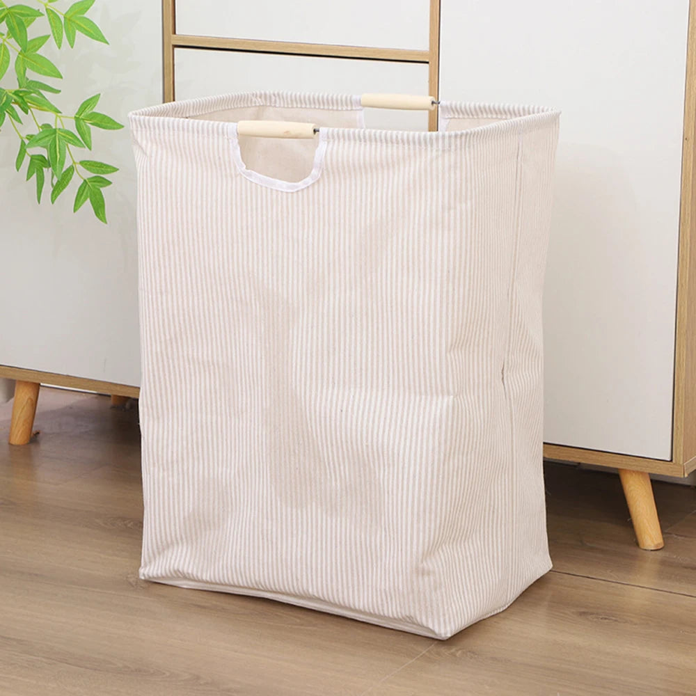 Large Capacity Laundry Storage Dirty Clothes Storage Basket with Handle Hamper Collapsible Laundry Basket Bathroom Accessories Qme E