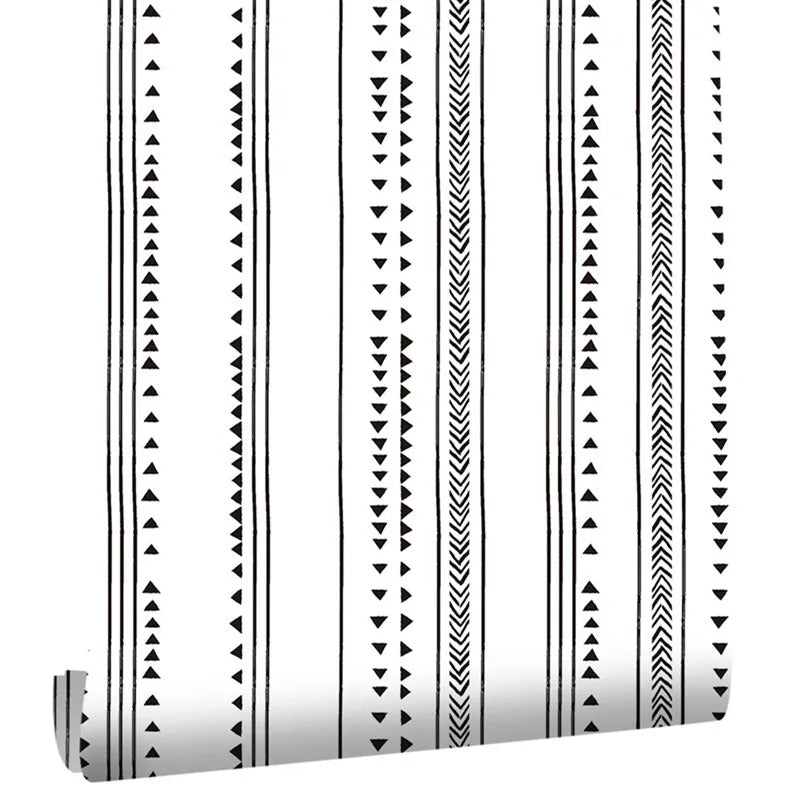 Modern Vinyl Wallpaper Peel Stick Boho Contact Paper Self Adhesive Qme 02 10mx44.5cm